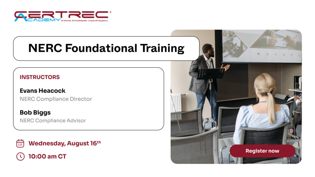 Certrec Academy - NERC NERC Foundational Training - Certrec