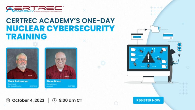 Nuclear Cybersecurity Training - Featured Image - Certrec